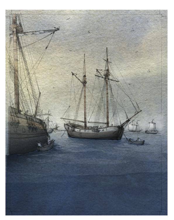 La isla del Tesoro (Ilustraci&oacute;n: Jordi Vila Delcl&ograve;s)